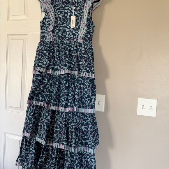 Simply Southern Floral Ruffle Tiered Maxi Dress New NWT Cottagecore - Picture 9 of 12